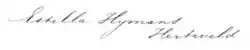 signature d'Estella Hijmans Hertzveld