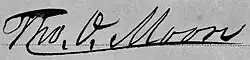 signature de Thomas Overton Moore