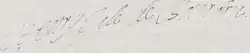 Signature de Henri-Jules de Bourbon-Condé