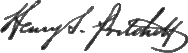 signature de Henry Smith Pritchett