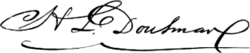 signature de Hercules Louis Dousman