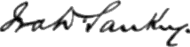 signature d'Ira Sankey