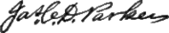 signature de James Cutler Dunn Parker