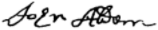 signature de John Alden