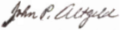 Signature de John Peter Altgeld