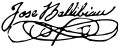 Signature de José Ballivián