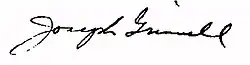signature de Joseph Grinnell