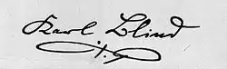 signature de Karl Blind