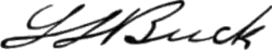 signature de Leffert L. Buck