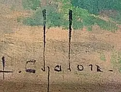 signature de Louis Chalon