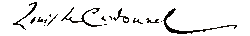 signature de Louis Le Cardonnel