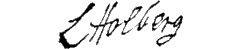 signature de Ludvig Holberg