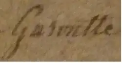 signature de Michel Antoine Garoutte