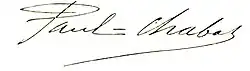 signature de Paul Chabas