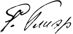 signature de Reinhold Glière