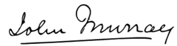 signature de John Murray (océanographe)
