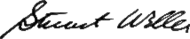 signature de Stuart Weller