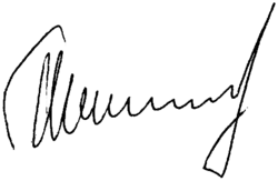 signature de Vladimir Chamanov