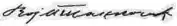signature de Voja Tankosić