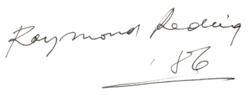 signature de Raymond Reding