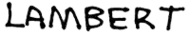 signature de Thibaut Lambert