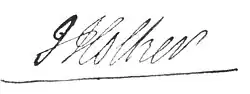 signature de John Holker