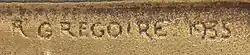signature de René Grégoire