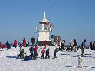 Siilinkari le jour de Siilinkari en hiver 2006.