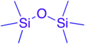 Lien siloxane entre deux atomes de silicium.