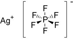 Image illustrative de l’article Hexafluorophosphate d'argent