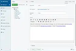 Description de l'image Silverstripe 4.0 admin.jpg.