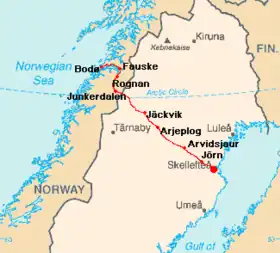 Image illustrative de l’article Route nationale 95 (Suède)