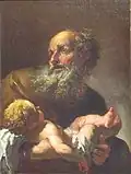 Simeon avec l'Enfant Jésus, après 1725