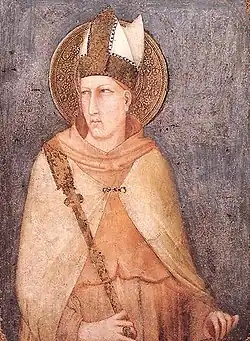 Fresque de la chapelle Saint-Martin à Assise, Simone Martini.