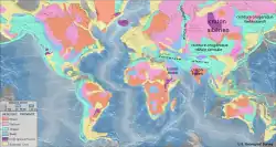 Asie (carte simplifiée - géologie)