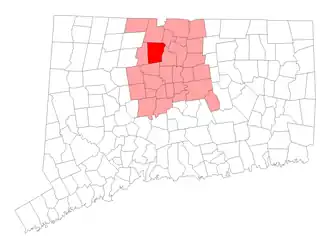 Localisation de Simsbury