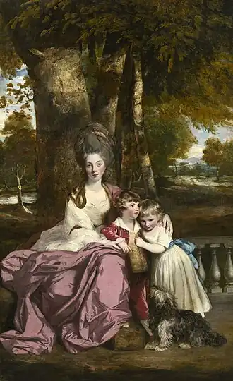 Joshua Reynolds, Lady Elizabeth Delmé et ses enfants, 1777-1779