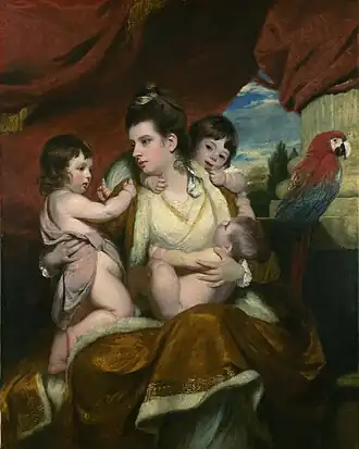 Lady Cockburn et ses enfants, 1773