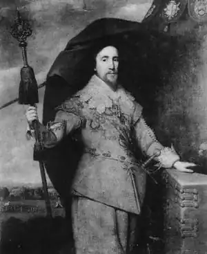 Sir Nicholas Crisp, fondateur en 1618 de la Guinea Company, une compagnie maritime impliquée dans traite négrière.
