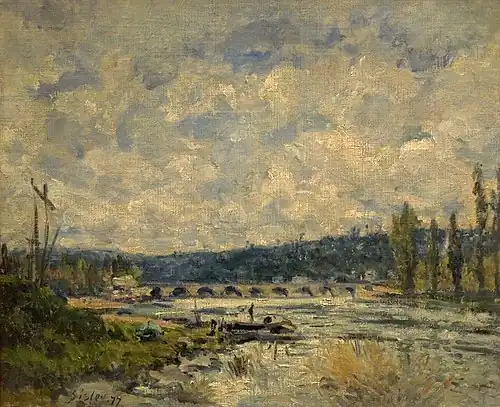 SisleyLe Pont de Sèvres, 1877Galerie nationale de Prague.