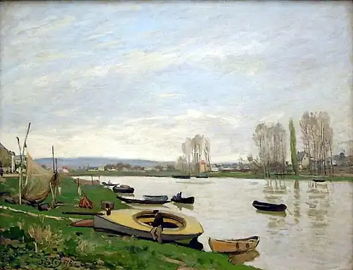 Alfred Sisley, La Seine à Argenteuil (1872).