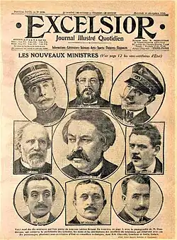 Description de l'image Sixième gouvernement Aristide Briand - Excelsior (13 décembre 1916).jpg.