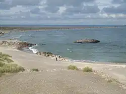 Ålbæk Bugt, côte est de la pointe de Grenen