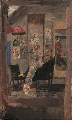 Squelette regardant chinoiseries, 1885, Fonds du Patrimoine, Fondation Roi Baudouin
