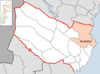 Localisation de Skellefteå
