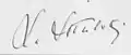 Signature de Leopold Skulski