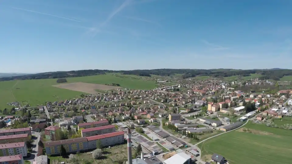 Vue générale de Slavičín.