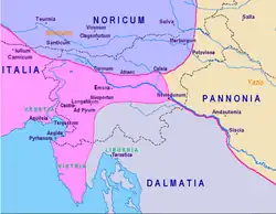 Région au premier siècle (Empire romain)