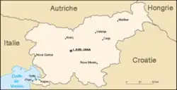Description de l'image Slovenia map CIA fr.png.