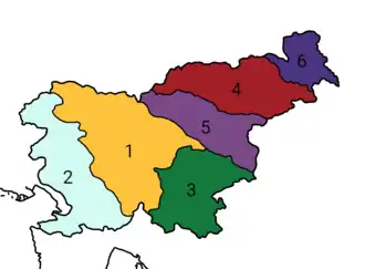 Les diocèses de Slovénie.